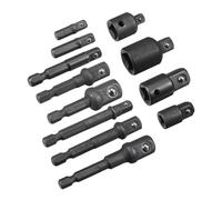 Impatto Grado Bussola Adattatore Set 1/4" Esadecimale Gambo 1/4", 3/8" e 1/2"