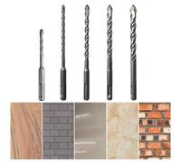 Impatto Trapano Punta 5pcs Carburo Trapanatura for Ceramica Pietra Durevole