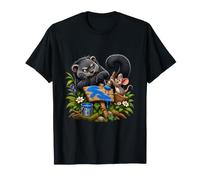 Impaziente Binturong Dipingere Un Segno di Giardino Storto Maglietta