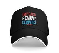 Impeachment Remove Convict Hat No King Protest Baseball cap