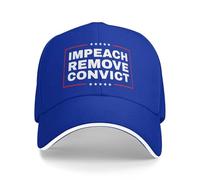 Impeachment Remove Convict Hat No King Protest Baseball cap