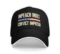 Impeachment Remove Convict Hat No King Protest Baseball cap
