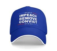 Impeachment Remove Convict Hat No King Protest Baseball cap