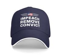 Impeachment Remove Convict Hat No King Protest Baseball cap