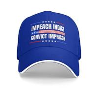 Impeachment Remove Convict Hat No King Protest Baseball cap