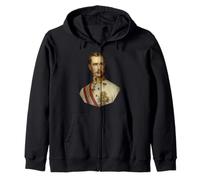 Imperatore Francesco Giuseppe I di Austria Felpa con Cappuccio