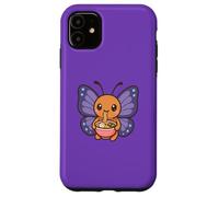 Imperatore giapponese Farfalla Mangiare Ramen Noodles Kawaii Carino Custodia per iPhone 11