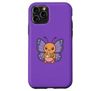 Imperatore giapponese Farfalla Mangiare Ramen Noodles Kawaii Carino Custodia per iPhone 11 Pro