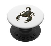 Imperatore Scorpione Esotico Pet Insetto Realistico Close-Up Art PopSockets PopGrip Adesivo