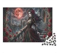 Imperatrice della Rosa Gotica Puzzle 1000 Pezzi,Sfida Impossibile,dai 14 Anni,Decorazione Casa,Idea Regalo,Cartone Di Qualità,Gioco Educativo,Adulti E Ragazzi,Antistress 38x26cm