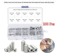 Imperdibile 250pz Set di 304 Viti a Punta di Cono per Progetti per for fai da Te