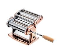Imperia IPasta Gourmet. Macchina per pasta ruvida. 100% Made in Italy. Macchina pasta fresca manuale acciaio inox. Sfogliatrice crea una sfoglia ruvida per sfoglia, lasagnette e fettuccine. (Rame)