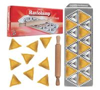 IMPERIA STAMPO RAVIOLI TORTELLI RAVIOLAMP 18 POSTI CON MATTERELLO ORIGINALE