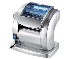 IMPERIA Pasta Presto 700 Macchina per la Pasta con Motore Dimensioni 24x17x h29 cm cm - 5 Kg è fabbricata in Italia in acciaio cromato grigio