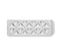 Imperia Raviolamp Imperia. Stampo Made in Italy. Accessorio macchina per la pasta. Accessorio cucina tagliapasta in alluminio per pasta fresca. Mattarello legno incluso. (18 Tortelli classici)