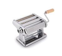 Macchina Manuale per Pasta con 6 Regolatore Spessori Sfoglia 2 Formati Pasta Acciaio Cromato