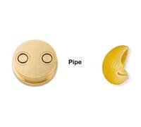 Imperia - Trafila 291 Bronzo Pipe per Macchina Pasta Chef in Casa