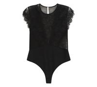 Imperial - Body in Tulle e Pizzo - - Tops - Donna - Nero - S