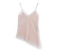 Imperial - Canotta dritta in raso con scollo a V - - Tops - Donna - Rosa - XS