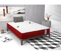 Imperial Confort 619261 Materasso Helsinki Massaggio 25, Schiuma, Bianco-Rosso, Un Piazza