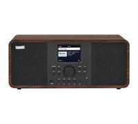 Imperial DABMAN i205 - Radio Internet/DAB+ (2 × 15 Watt, servizi di streaming, Bluetooth, Webradio, radio FM, display a colori, controllo app, sveglia) - effetto legno