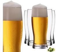 IMPERIAL glass IMPERIAL Bicchieri da birra in vetro 500 ml (max 670 ml) Set di 6 bicchieri da birra in vetro alto 0,5 l