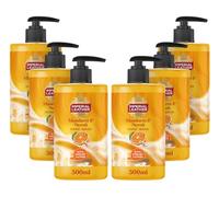 Imperial Leather Lavaggio a mano antibatterico - Lavaggio a mano rinfrescante mandarino e neroli con la nostra esclusiva miscela di olio- Acquisto delicato per la cura della pelle (6 x 500 ml)