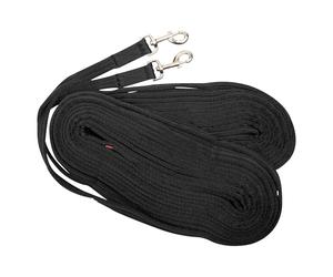 Imperial Riding Briglie Lunghe IRHFree Ride, 9 m, in Poliestere, Set da 2, Colore: Nero