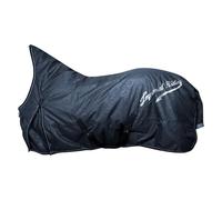 Imperial Riding Coperta da esterno IRH Super-Dry 300 g, impermeabile e traspirante, imbottitura in poliestere 600D da 300 g, calda coperta invernale per cavalli, robusta e facile da pulire, blu navy