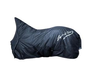 Imperial Riding Coperta da esterno IRH Super-Dry 300 g, impermeabile e traspirante, imbottitura in poliestere 600D da 300 g, calda coperta invernale per cavalli, robusta e facile da pulire, blu navy