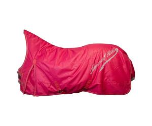 Imperial Riding Coperta per esterni IRH Super-Dry 400 g, impermeabile invernale 600D, traspirante 3000/3000 mm, calda coperta in vimini con imbottitura al garrese e passanti per le gambe, rosso, 115