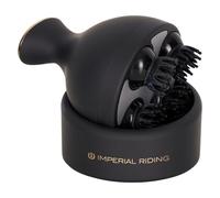 Imperial Riding Grooming & Relaxation Spazzola IRH Volta, Spazzola elettrica con testine rotanti, Spazzola massaggiante Impermeabile per la Cura del Pelo, Relax e Benessere, Colore Nero