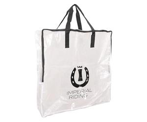 Imperial Riding, IRH - Borsa per Coperta da Cavallo, Impermeabile, Resistente al soffitto, con Chiusura Lampo, Colore: Bianco
