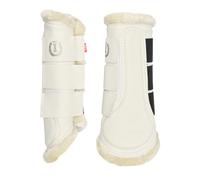 Imperial Riding IRH Classic Ghette, Morbida Fodera in Pelliccia Sintetica e Chiusure in Elastico, Logo a Ferro di Cavallo, Lussuosa Protezione per Le Gambe per Allenamento e Uso Quotidiano, Bianco