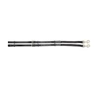 Imperial Riding IRH Core, Rilegatura in Pelle con Doppio Elastico, Colore Nero, Frangia