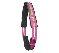 Imperial Riding IRH Deluxe Extra, Imbracatura ergonomica con garrese e Anelli Metallici, Multi Flower Rosa, Full