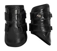 Imperial Riding IRH Rebel - Ghette protettive in PU, Effetto Lucido, Chiusura in, Ideale per Allenamento e Uso Quotidiano, Colore Nero, Frangia