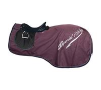 Imperial Riding IRH Super-Dry 0 g, coperta impermeabile per la sudorazione e l'allenamento, senza imbottitura, con, orlo della coda e dettagli riflettenti, bordeaux, S