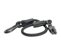 Imperial Riding Little Space - Fascetta Elastica per Trailer, con Dettagli in Lurex, Gancio antipanico e moschettone, 60 cm, Colore: Nero