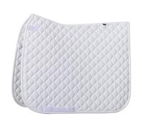 Imperial Riding Sottosella IRH Basic Dr, sottosella in Twill di Poliestere con Doppio Fissaggio a Cinghia e billetstrap, Colore Bianco, Pony