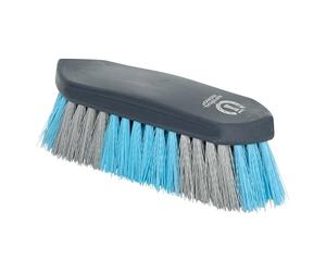 Imperial Riding Spazzola per radici IRH dura, robusta spazzola Dandy con setole dure in due colori, efficace pulizia del pelo per cavalli ed elegante look da stalla blu, colore: argento