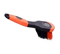Imperial Riding Spazzola per Zoccoli IRH Grip, Robusta Spazzola per Zoccoli con setole efficaci, Spazzola con Manico ergonomico per Una Pulizia accurata, Colore Arancione e Grigio Scuro