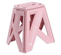 Imperial Riding Step IRH Sky High, sgabello pieghevole, facile da riporre, portata 90 kg, in 65% materiale riciclato, rosa