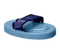 Imperial Riding Striscia in plastica IRH, Robusta con Manico in Cinghia, Fascia ergonomica in Pelliccia per Una Cura accurata dei Cavalli e Un Look Elegante da stalla, Blu-Breeze