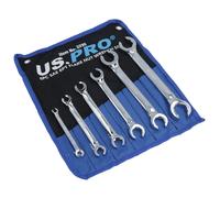 Imperial SAE AF Slare Nut chiave per tubi chiave 1/4" - 1" 6 pz 12 misure Bergen