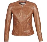 Imperial Studios Giacca da motociclista da donna in vera pelle di agnello da donna, vestibilità elegante giacca casual con cerniera incrociata sottile e tasche con cerniera, per motociclista, L
