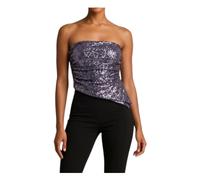 Imperial - Top Aderente Senza Maniche con Scollo Dritto - - Tops - Donna - Grigio - M