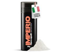 IMPERIO Fibre capelli - per l'infoltimento dei capelli per capelli più spessi e pieni in pochi secondi. Nasconde la caduta dei capelli nelle donne e negli uomini. 100% naturale. 26g (bianco)
