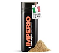 IMPERIO Fibre capelli - per l'infoltimento dei capelli per capelli più spessi e pieni in pochi secondi. Nasconde la caduta dei capelli nelle donne e negli uomini. 100% naturale. 26g (biondo scuro)