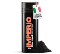IMPERIO Fibre capelli - per l'infoltimento dei capelli per capelli più spessi e pieni in pochi secondi. Nasconde la caduta dei capelli nelle donne e negli uomini. 100% naturale. 26g (nero)